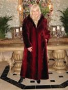 Scarlet Beauty Sheared Beaver Coat