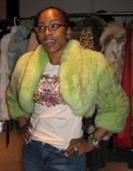 Angela Basset wearing Aspen Fashions Fox Bolero Model 676 SOLD OUT