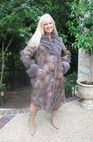 Jazzy Spanish Merino Shearling Sheepskin Coat - Sizes 6 and 8