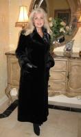 Black Sheared Mink Coat with Classic Notch Collar