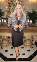 Dazzling Silver Fox Cape