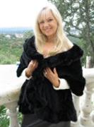 Black Knitted Mink Shawl/Cape