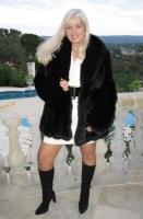 Diva Black Fox Coat - 29" Size 10