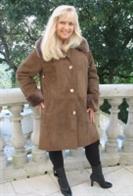 Tamara Spanish Merino Shearling Coat - Size 14