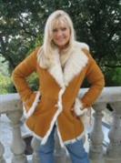 Carmel Candy Toscana Shearling Coat - SOLD OUT