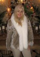 Lynx Coat Trimmed With Fox