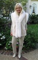 Soft Allure Sheared Beaver With Fox Fur Vest