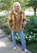 Intriging Beauty Red Fox Bomber - Size 6
