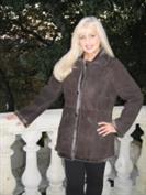 Expresso Brown Spanish Merino Shearling Sheepskin Coat