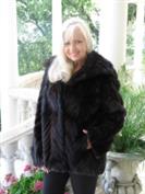 Winter Bliss Mahogany Section Mink Jacket