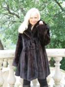 Karen Mahogany Female Mink Stroller 33"