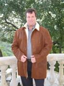 Telluride Merino Shearling Sheepskin Leather Coat - Size L