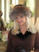 Phantom Beaver Hat With Crystal Fox Trim