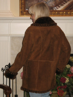 Whipstitch Spanish Merino Shearling Sheepskin Coat -
