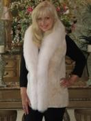 Snow Ball Sheared Beaver Fur Vest