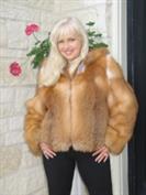 Flamming Showstopper Natural Red Fox Jacket