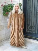 Ginger Phantom Beaver Coat - Size 8