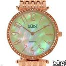 BURGI Watch With Mother Of Pearl And Diamonds