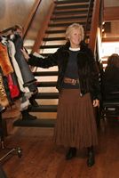 Glenn Close wearing Dark Chocolate Rabbit Jacket Model 269C SOLD OUT