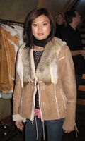 Michelle Krusiec wearing Napa Suede with Fox Collar Model 1242 SOLD OUT